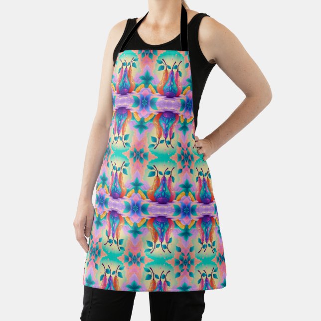 Delantal Perla colorida (in situ)