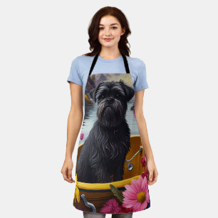 Delantal Perro Affenpinscher en una Paleta: Una Aventura Es