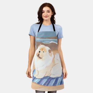 Delantal Perro ARENA N' SEA Cream Chow Chow