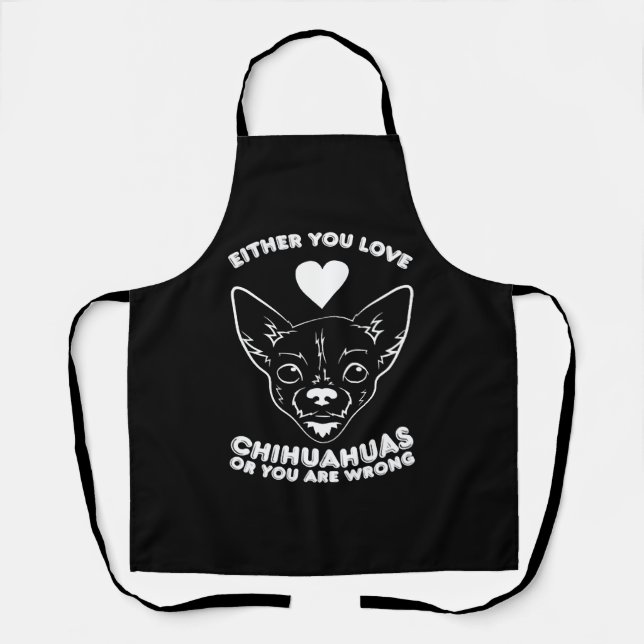 Delantal Perro chihuahua Lover (Anverso)
