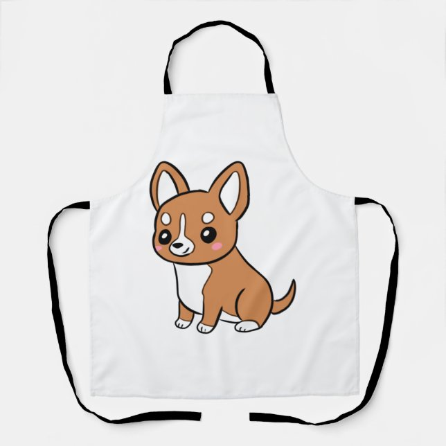 Delantal Perro chihuahua personalizado (Anverso)