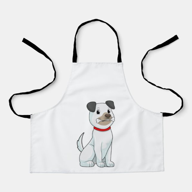 Delantal Perro con hueso (Anverso)