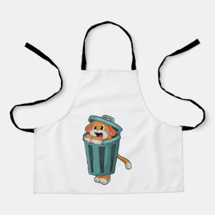 Delantal Perro con Trashcan