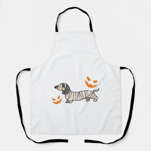 Delantal Perro Dachshund Halloween Caramelo de Maíz Luna Ll