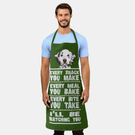 Delantal Perro dálmata cada refrigerio que haces