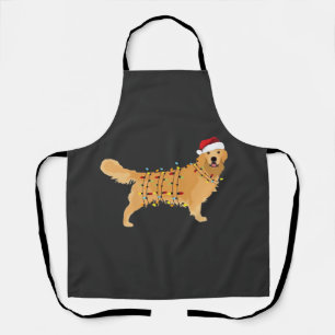 Delantal Perro de Agua Retriever Luz de Navidad Esencial de