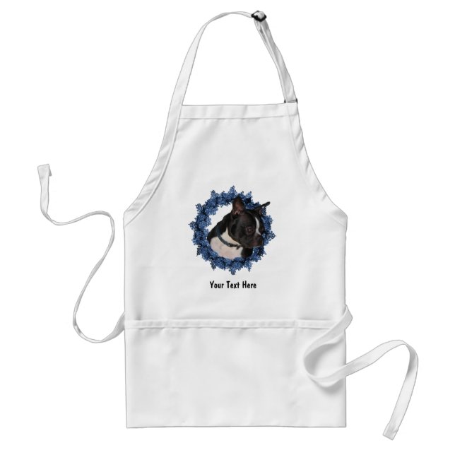 Delantal Perro de Boston Terrier (Frente)