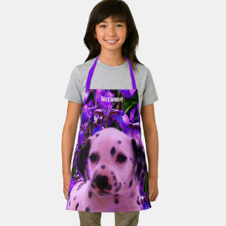 Delantal Perro de cachorro dálmata personalizado