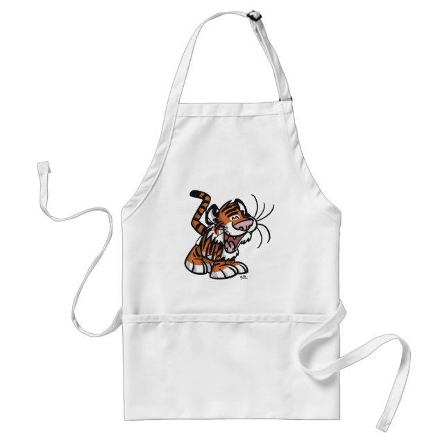 Delantal Perro de cocina de camisetas Lil'Tiger (Frente)