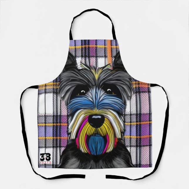Delantal Perro de Escocia (Anverso)