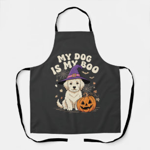 Delantal Perro de Halloween Mi perro es mi novio