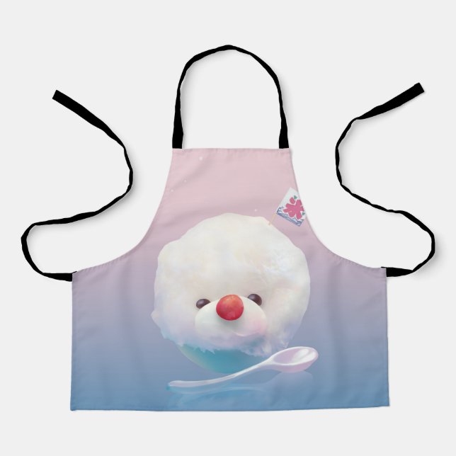 Delantal Perro de hielo sacudido con agua dulce (Anverso)