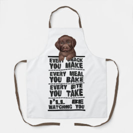 Delantal Perro de Labrador Cada Snack Que Haces