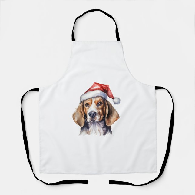 Delantal Perro de los Navidades Beagle (Anverso)