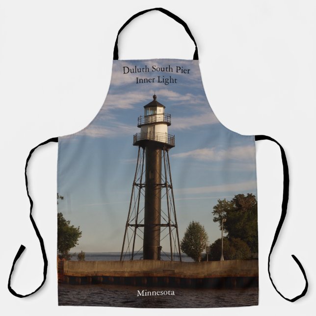 Delantal Perro de luz interior del muelle sur de Duluth (Anverso)