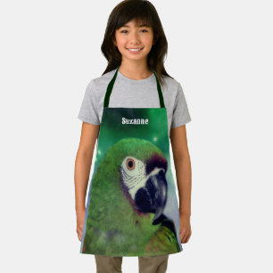 Delantal Perro de Macao severo y corto personalizado