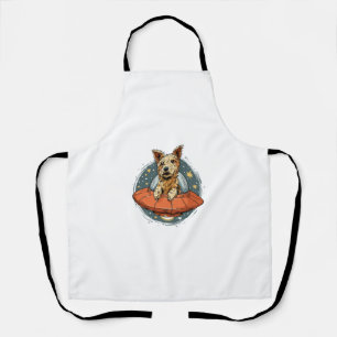 Delantal Perro de secuestro - UFO Beaming Pup