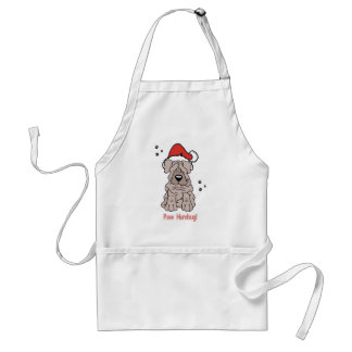 Delantal Perro de Sharpei del navidad
