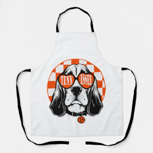 Delantal Perro de Tennessee Naranja Blanco Rocky Top TN