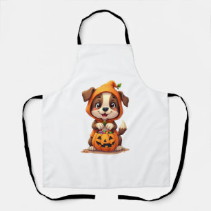 Delantal Perro de truco o trato - Camisa de cachorro de Hal