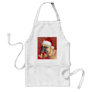 Delantal Perro del boxeador del navidad