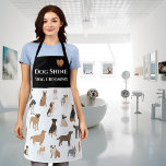 Delantal Perro divertido engendra patrón Mascota Servicios<br><div class="desc">Este diseño se puede personalizar eligiendo la opción personalizar para añadir texto o realizar otros cambios. Si este producto tiene la opción de transferir el diseño a otro artículo, asegúrese de ajustar el diseño para que se ajuste si es necesario. Contáctame en colorflowcreations@gmail.com si deseas tener este diseño en otro...</div>