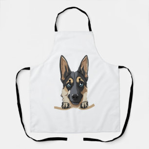 Delantal Perro en el bolsillo divertido cachorro para amant