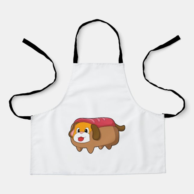 Delantal Perro en Hotdog (Anverso)