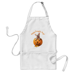 Delantal Perro en Jack-o-Lantern