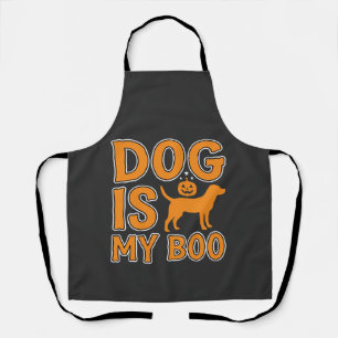 Delantal Perro Es Mi Boo Halloween Perro