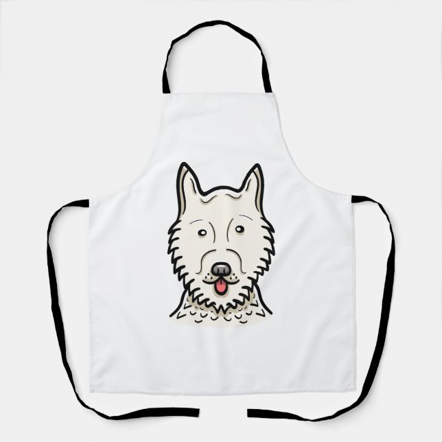 Delantal Perro Esquimal Americano (Anverso)