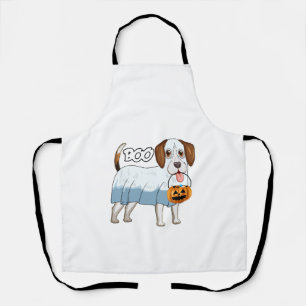 Delantal Perro fantasma de Halloween Beagle