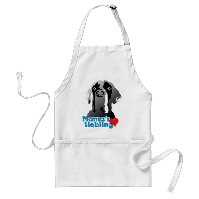 Delantal Perro favorito de mamá (Frente)