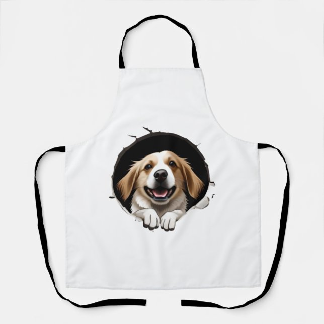 Delantal Perro feliz 1 (Anverso)