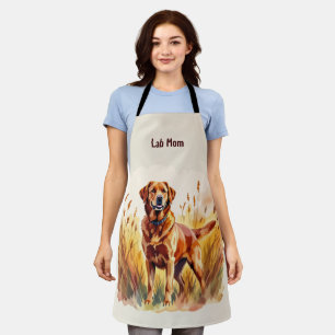 Delantal Perro Labrador Retriever Fox Rojo