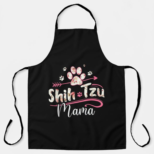 Delantal Perro Lover Shih Tzu Mama (Anverso)