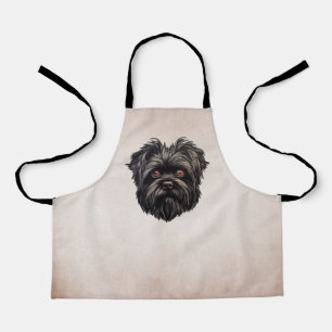 Delantal Perro negro Affenpinscher