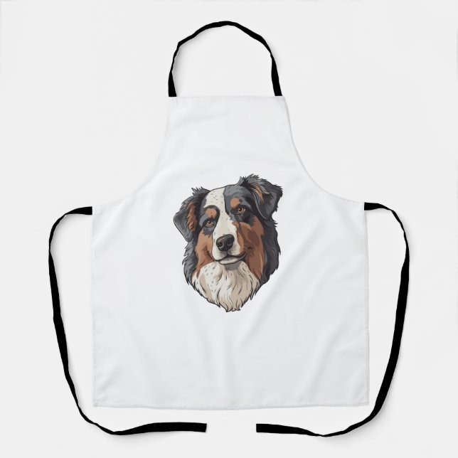Delantal Perro pastor australiano   (Anverso)
