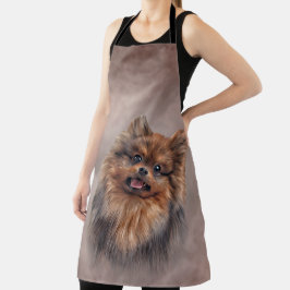 Delantal Perro Pomeranian Spitz