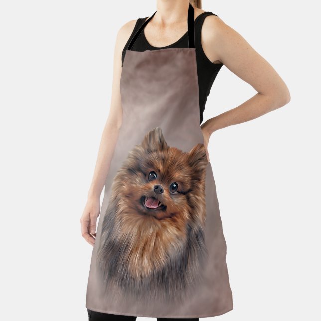 Delantal Perro Pomeranian Spitz (in situ)
