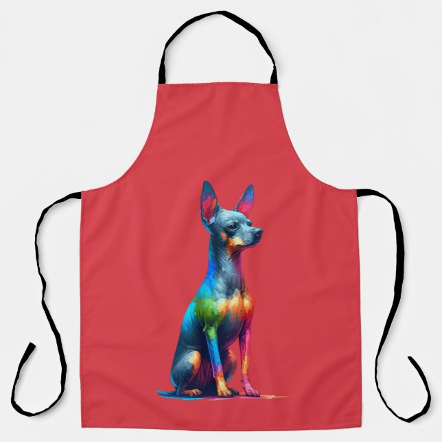 Delantal Perro Xoloitzcuintli (Anverso)