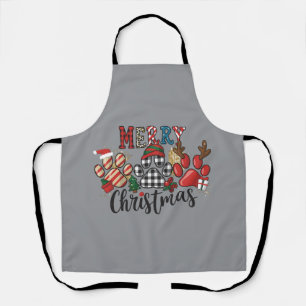 Delantal Perros Feliz Navidad Mama de Perros Patas