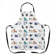 Perros graciosos y felices todos impresos