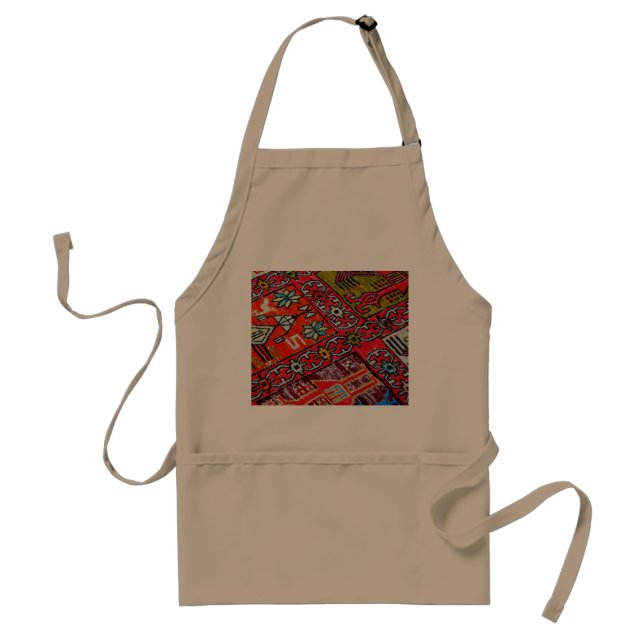 Delantal Persa Oriental, Patrón Turco, Alfombra (Frente)