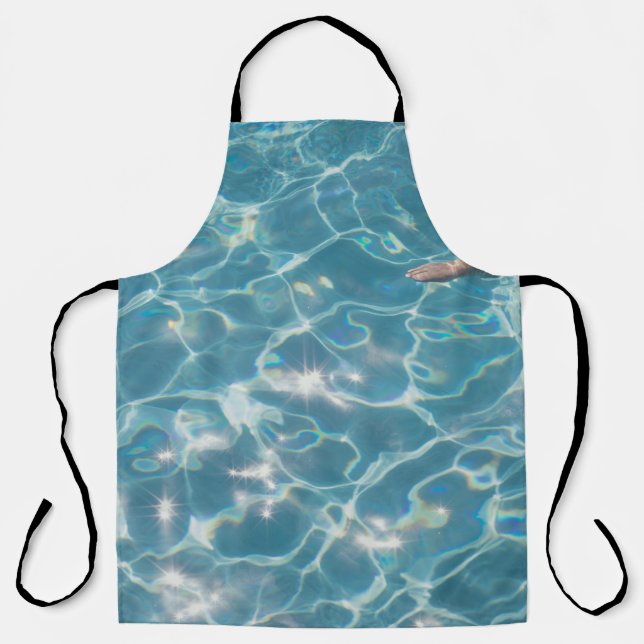 Delantal Persona en la piscina (Anverso)
