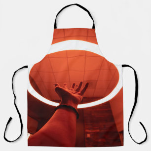 DELANTAL PERSONA QUE LLEGUE A LA LÁMPARA DE FLUORESCENT DE 