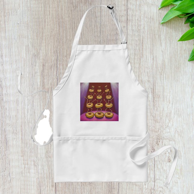 Delantal Personajes De Aroma De Danza De Donuts (Subido por el creador)