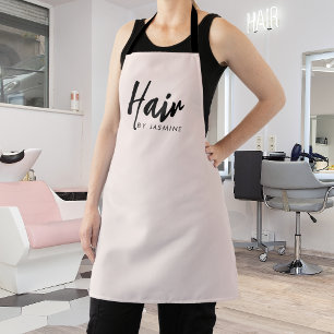 Delantal Personal del Salón de Belleza con Logo de Letra Sc