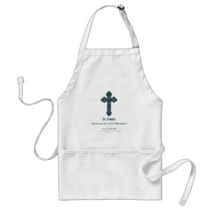 Delantal Personalice, sacerdote del aniversario de la