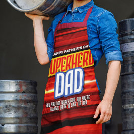 Delantal Personaliza a SuperHero Dad
